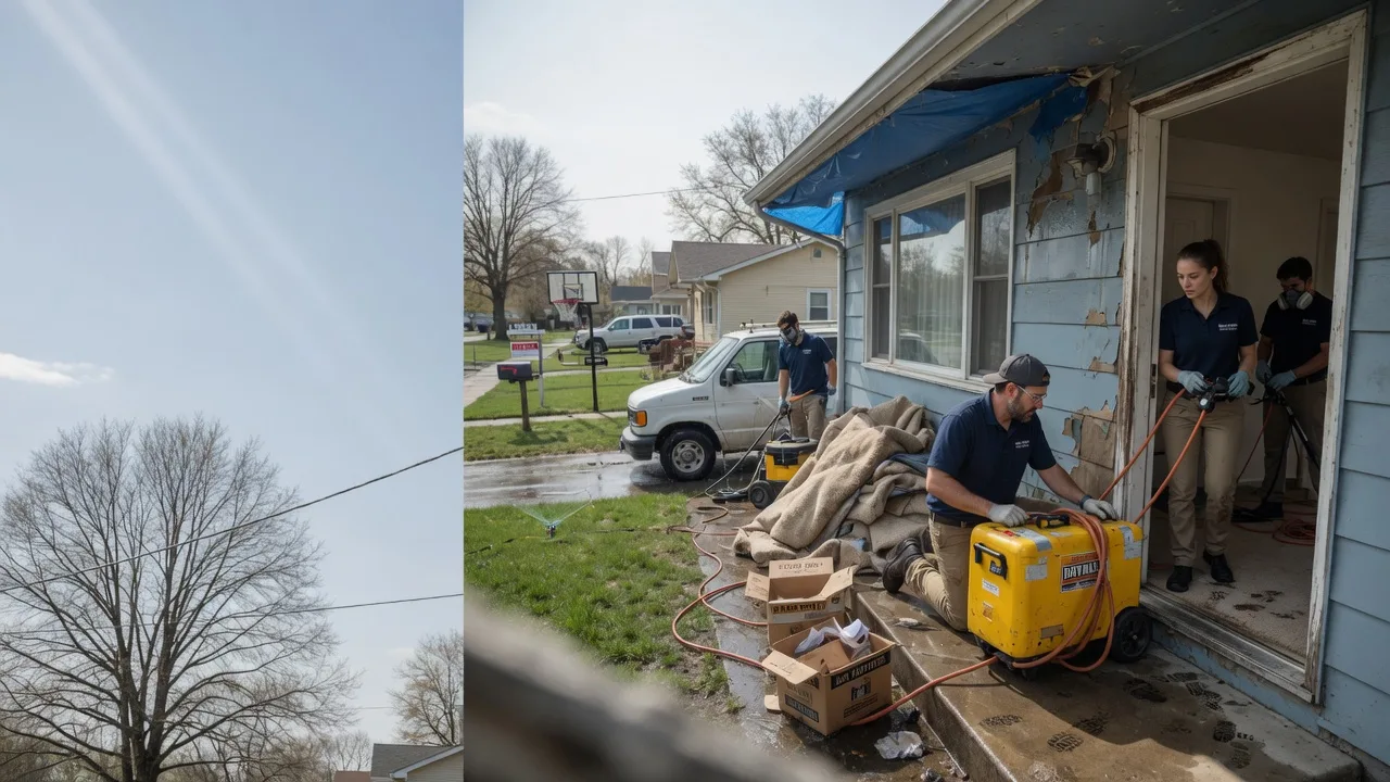 Basement Flood Cleanup in Rome, OH near me